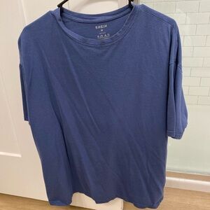 SHEIN Women’s Blue T-Shirt
